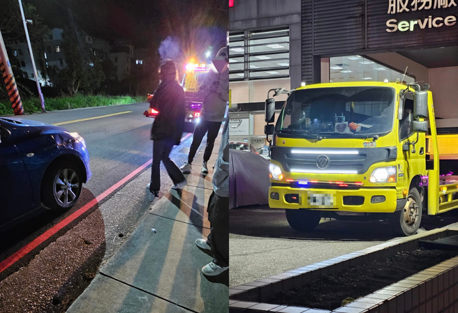 拖吊业者拖8公里至车厂，最后竟报价4万6千元。（翻摄爆料公社）