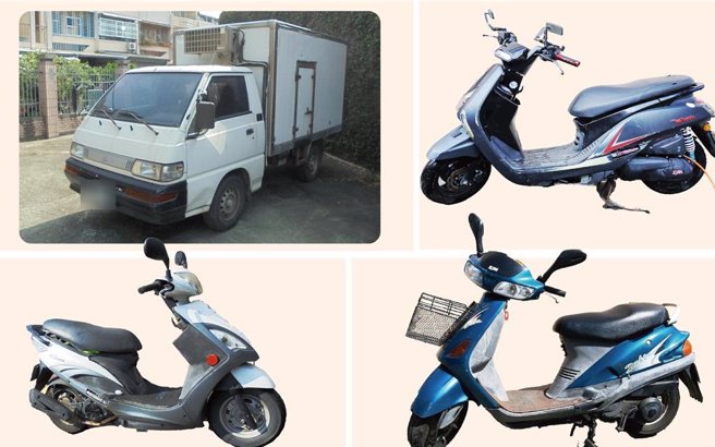 行政执行署屏东分署将于12月3日办理拍卖会，有1辆机车、1辆冷冻车都1元起标。（行政执行署屏东分署提供／谢佳潾屏东传真）