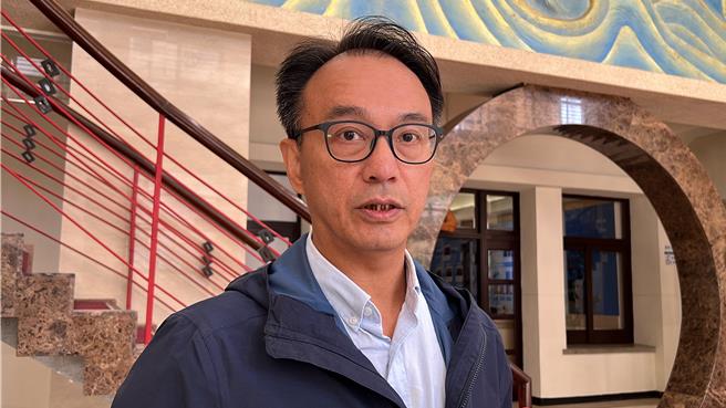 新聯線黨團總召李國璋表示，黨團希望秉持著府會和諧，但是又能兼顧市政運作順暢的方向來運作。（王惠慧攝）