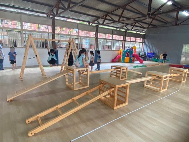 基隆市立安心幼兒園六堵分班29日於國健署「113年健康促進幼兒園成果分享暨頒獎典禮」榮獲佳作，展現在幼兒健康教育上的努力與成就。（基市府教育處提供／徐佑昇基隆傳真）