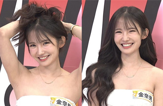 「最懂事女友」驚現身台北夜市！投籃露前凸後翹S曲線 畫面噴鼻血