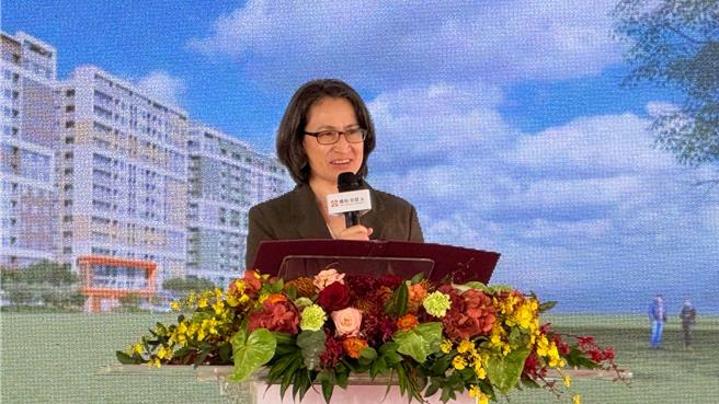 副總統蕭美琴指出，賴總統希望興建、包租代管與租金補貼合計達到100萬戶，讓民眾有安身立命的地方，才能夠造就幸福。（柯宗緯攝）