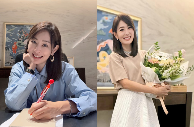 贾永婕接任台北101董事长后，风波不断，不过她都展现满满正能量应对。（图／翻摄自贾永婕的跑跳人生脸书）