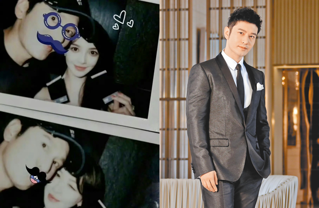 黄晓明与女友叶珂的认爱官宣文悄悄被删，大陆娱乐博主「妖怪」29日表示两人已分手。（图／翻摄自小红书；中时资料照）