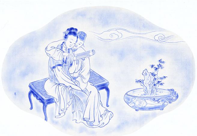 华梵大学美术与文创学系助理教授聂蕙云作品〈暗香〉。(华梵大学提供)