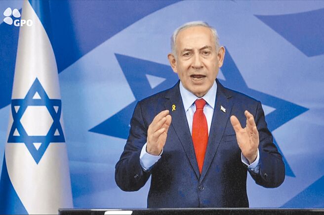 以色列总理尼坦雅胡表示，如果真主党出现「大规模违反协议」的情况，将会发生「猛烈的战争」。（美联社）