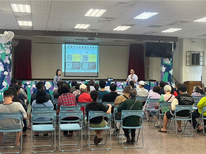住宅处到社区进行都更说明会。(住发处提供／蔡依珍桃园传真)