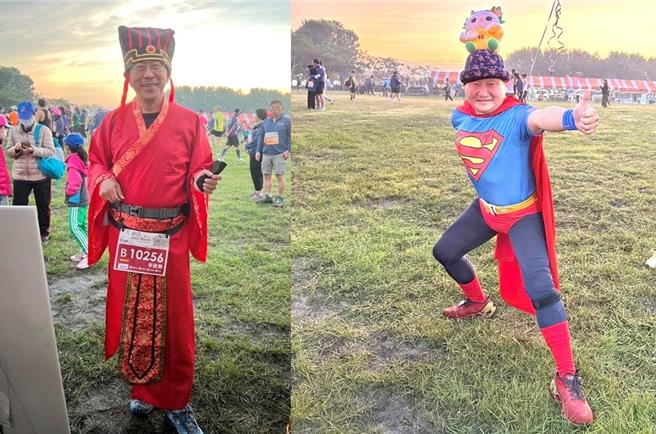 南院马今年特别新增「创意造型奖」，跑者以故宫或文物为灵感，展现吸睛独特的变装风格，成为赛道上最趣味风景。(故宫南院提供／吕妍庭嘉义传真)