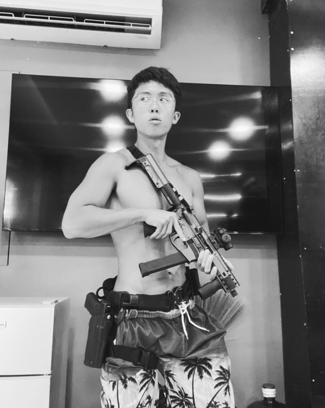 孙安佐说如果参选台北市长，要推动「枪枝合法化」政策。（图／孙安佐IG）