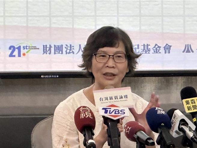 民眾党前立委蔡壁如。（杨亚璇摄）