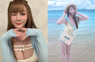 短今比基尼撑不住「遭挤压变形」 网问：是不是穿小了？真相炸锅