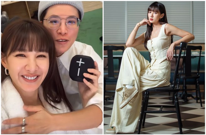 安心亚胸前衣襟滑开，工作人员吓得帮她把浴衣往上拉。（图／xinya_an  IG、中时资料照）