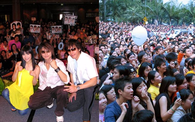 《雪天使》一路红到东南亚，主角群前往印尼、马来西亚宣传吸引大批粉丝。（图／中时资料照）