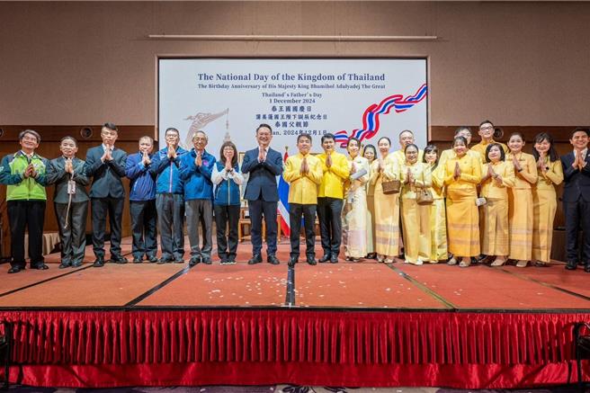 桃園市副市長蘇俊賓出席「113年度泰國國慶典禮在桃園」慶祝活動。（翻攝自蘇俊賓臉書）