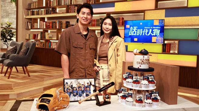 陈杰宪跟老婆绮绮首单位同框受访。（三立提供）