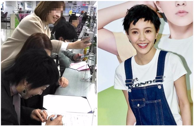 郭采洁现身户政事务所担任证婚人。（图／amberkuo2_019 IG、中时资料照）