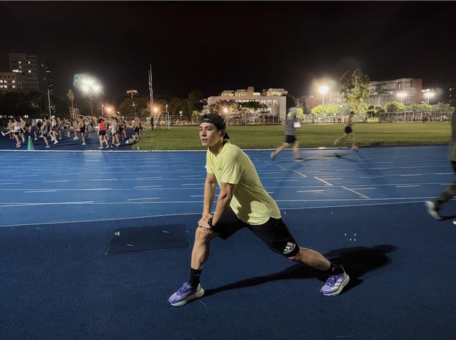 林柏宏私下勤奋备战台北马拉松，这也是他睽违10年再次挑战半马。（宏壹创意企画提供／朱世凯台北传真）