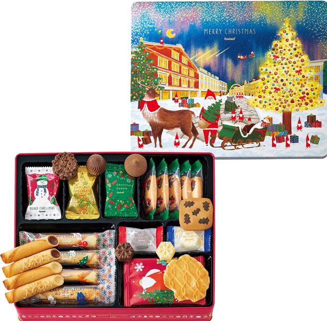 遠百岡佳樂夫Goncharoff聖誕豪華綜合禮盒，36入1998元。（遠百提供）