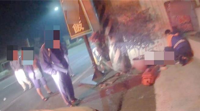 18岁女大生返家途中遭大货车撞击，伤重不治。(嘉义县消防局提供／吕妍庭嘉义传真)