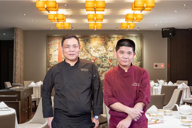 台北国宾中餐厅由行政总主厨林建龙与徐凤钦主厨联手领军，推出冬季主厨推荐菜肴。（台北国宾饭店提供／吴娮翎台北传真）