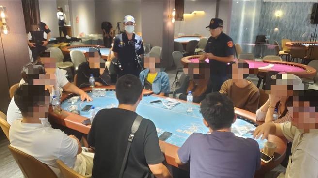 警方曾逮捕李姓德州撲克賭場負責人，上月底他又打著協會名義恢復營業，二度遭警方逮捕。（資料照）