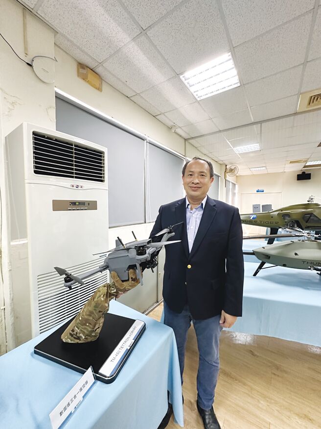 雷虎自家無人機產品。圖／劉朱松