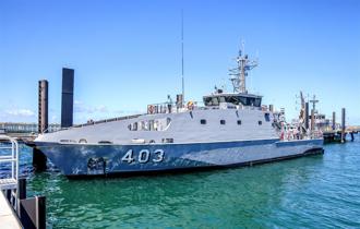 斐济第3艘卫士级巡逻艇入列 投入海上执法