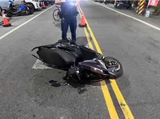 這下賠大了！五股保時捷與機車擦撞   18歲騎士擦傷送醫