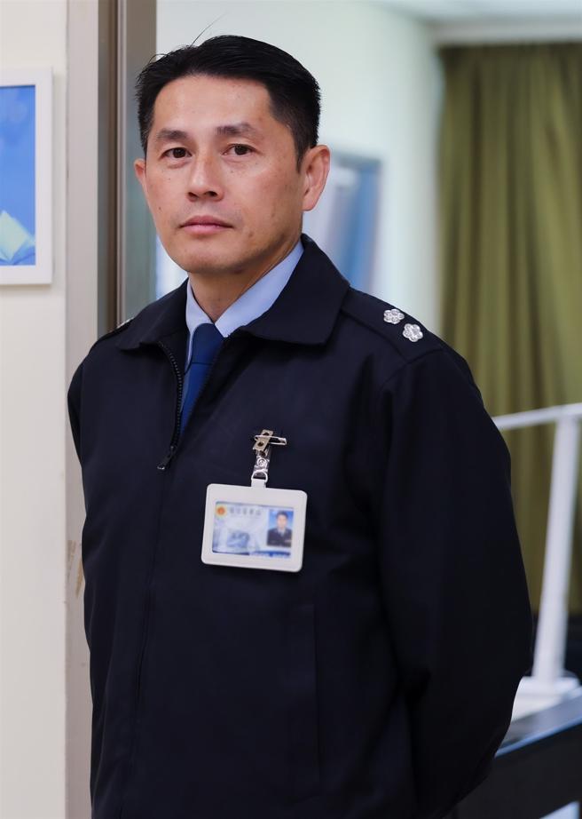 處長湯中校。（記者李采霖攝）