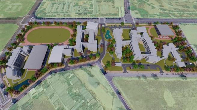 将设校于桥头的国立高科实验中学宣布动工，预计2028年起完工招生，有望成半导体人才摇篮。（高雄市工务局提供／任义宇高雄传真）