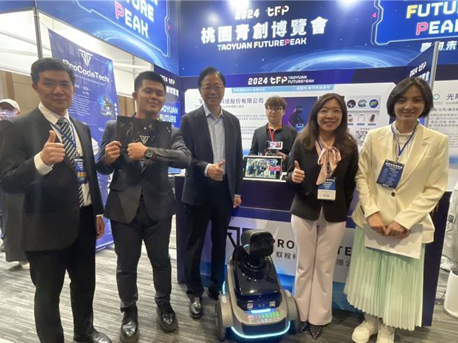 桃園青創博覽會打造優質青創投資環境。（呂筱蟬攝）