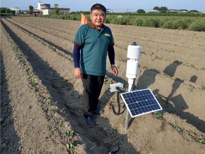 云林县水林乡琼埔合作农场理事主席苏嘉益自创「阿甘薯叔」品牌，与在地农民契作，帮助农民增加收益，荣获今年「十大神农奖」。（苏嘉益提供／张朝欣云林传真）