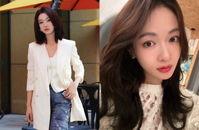 吴谨言闪婚后，始终没有正面回应是否怀孕。（图／翻摄自吴谨言资讯站、吴谨言微博）