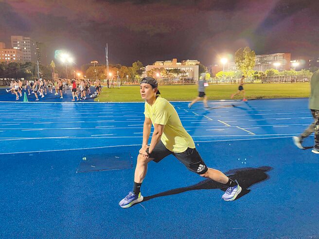 林柏宏勤奮備戰臺北馬拉松，這也是他暌違10年再次挑戰半馬。（宏壹創意企畫提供）