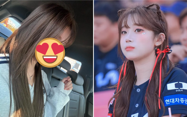 李珠珢瘦了10公斤，脸变更小了。（IG@my._.chuuu）