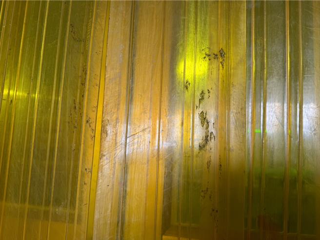 针对有民眾买到关庙拉麵却有虫，卫生局稽查揪出制造业者的食品作业场所多处缺失，要求限期改善。(卫生局提供／曹婷婷台南传真)