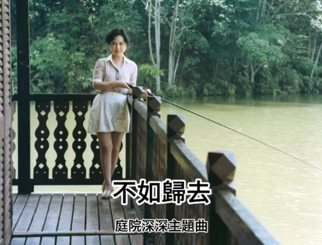 琼瑶将自己的生平以及与先生平鑫涛的回忆，用刘家昌创作的歌曲《不如归去》当背景音乐作为短片。（图／摄自FB@琼瑶）