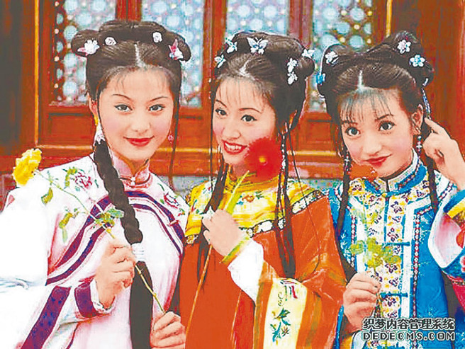 范冰冰（左起）、林心如、赵薇三人当年主演《还珠格格》因此爆红。（资料照片）