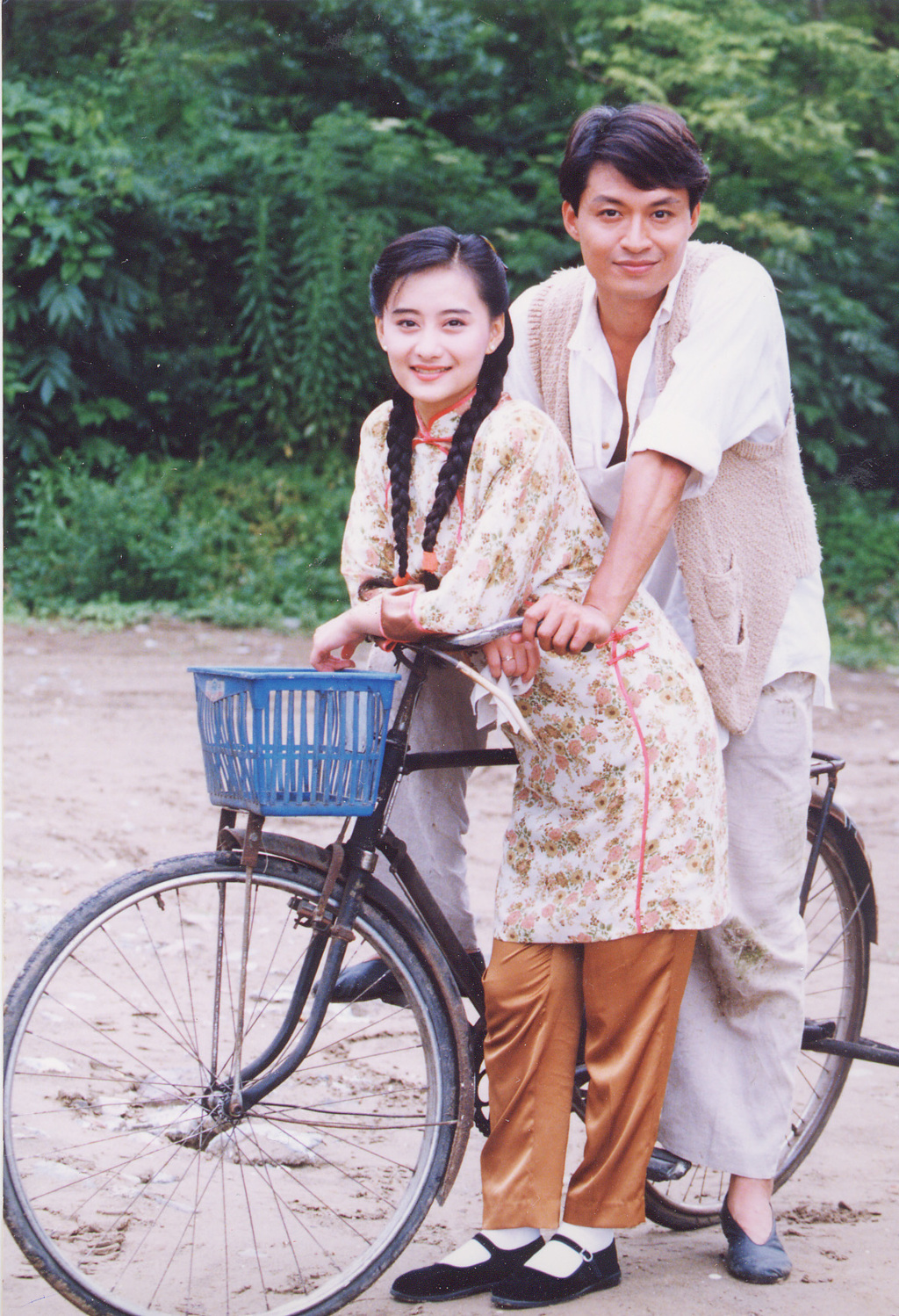 馬景濤(右)和陳德容演出梅花三弄之《梅花烙》。 (圖/中時資料照)