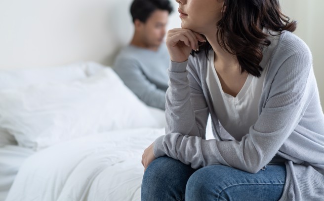 女子崩溃在网路发文，指先生突想过无性生活。（示意图，shutterstock／达志）