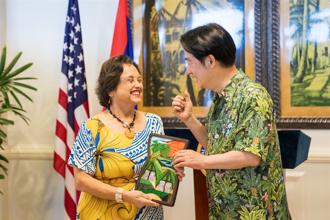 出席關島總督歡迎早茶敘 賴總統盼持續合作共維印太和平