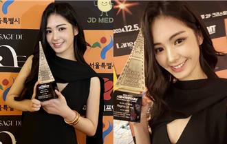 雷嘉汭到韩国拍戏先得奖  获颁「亚洲新锐演员奖」笑喊：好重