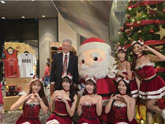 台新金耶誕點燈  新光金也來了  林維俊：願新新併順利