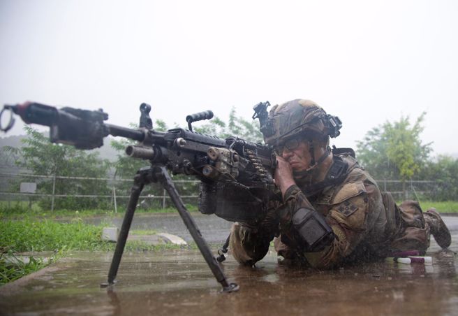 美军在南韩参演「乙支自由护盾」（Ulchi Freedom Shield，UFS）联合演习的资料照。（路透）