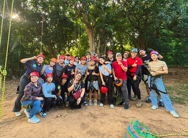 東海國際處聯手華語中心，以實際行動參與永續教育應用，將「語言學習」與「永續思維」相結合，開創教育創新的新模式。(照片/東海大學提供)