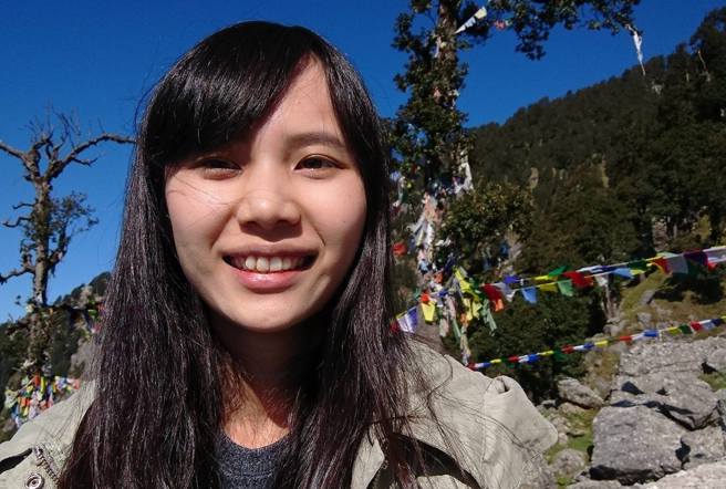 陈梅慧凌晨在国道遭遇6车追撞，送医不治身亡。（翻摄陈梅慧脸书）