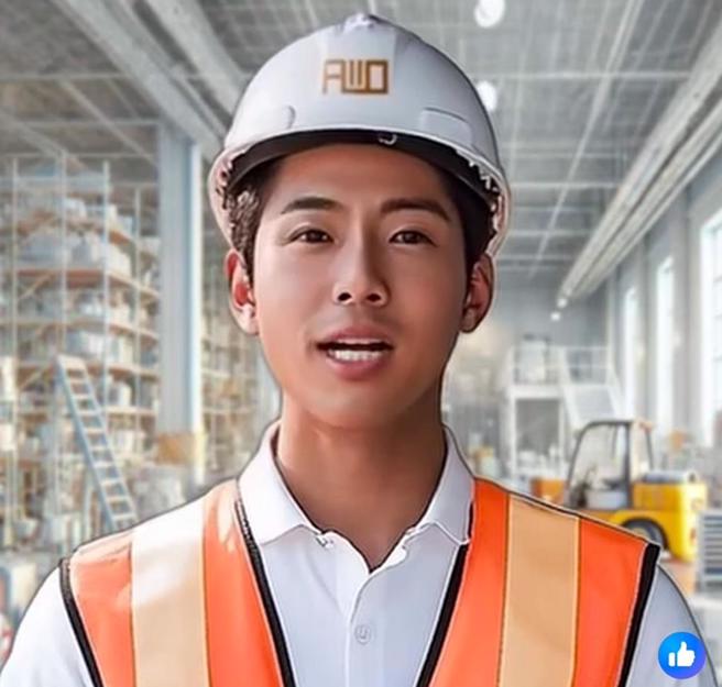 新北市工务局粉专「工程图辑队」推出高顏值的AI虚拟说书人命名活动，并在粉专热烈讨论他的姓名。（新北市工务局提供）