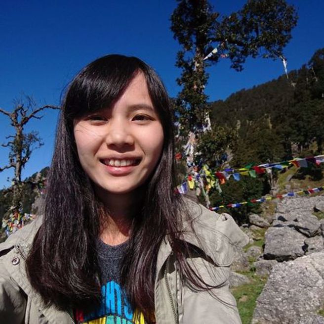 陈梅慧凌晨在国道遭遇6车追撞，送医不治身亡。（翻摄陈梅慧脸书）