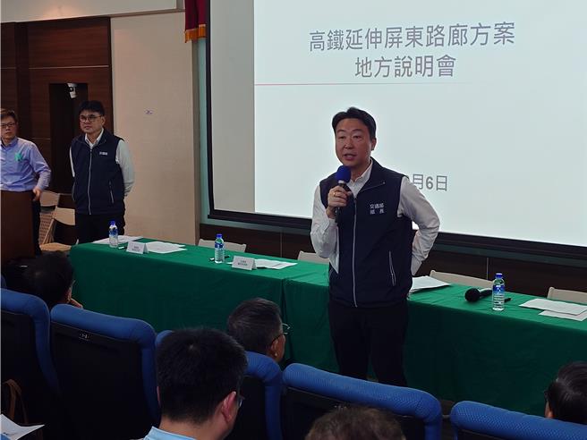 交通部长陈世凯承诺，未来细部规画会尽可能避免对城市衝击。（任义宇摄）