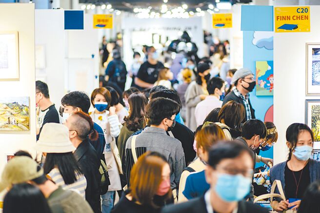 台北插画艺术节歷年吸引不少人逛展，今年人次可上看6到8千。（台北插画艺术节提供）